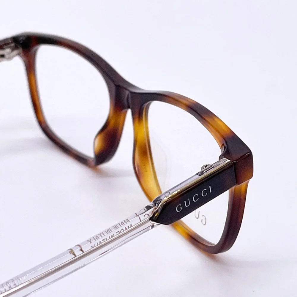 NEW GUCCI GG0490O 003 EYEGLASSES GUCCI GG04900 HAVANA CLEAR - Picture 6 of 11